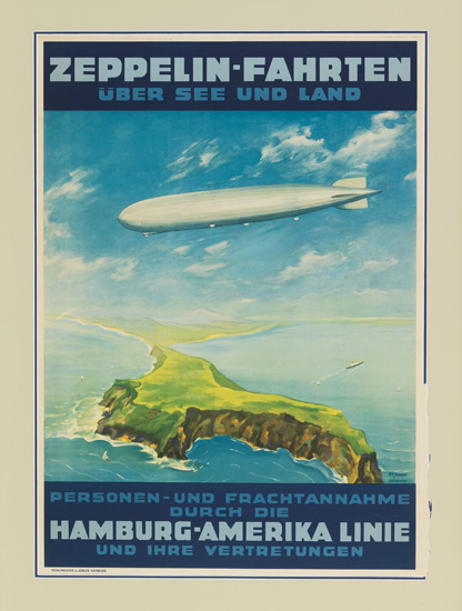 (ZEPPELIN.) Zeppelin-Fahrten über See und Land.
